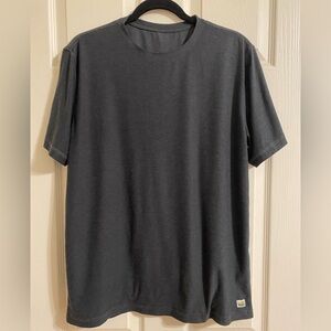 Men’s Large Vuori Strato Tech Tee - Charcoal Heather
